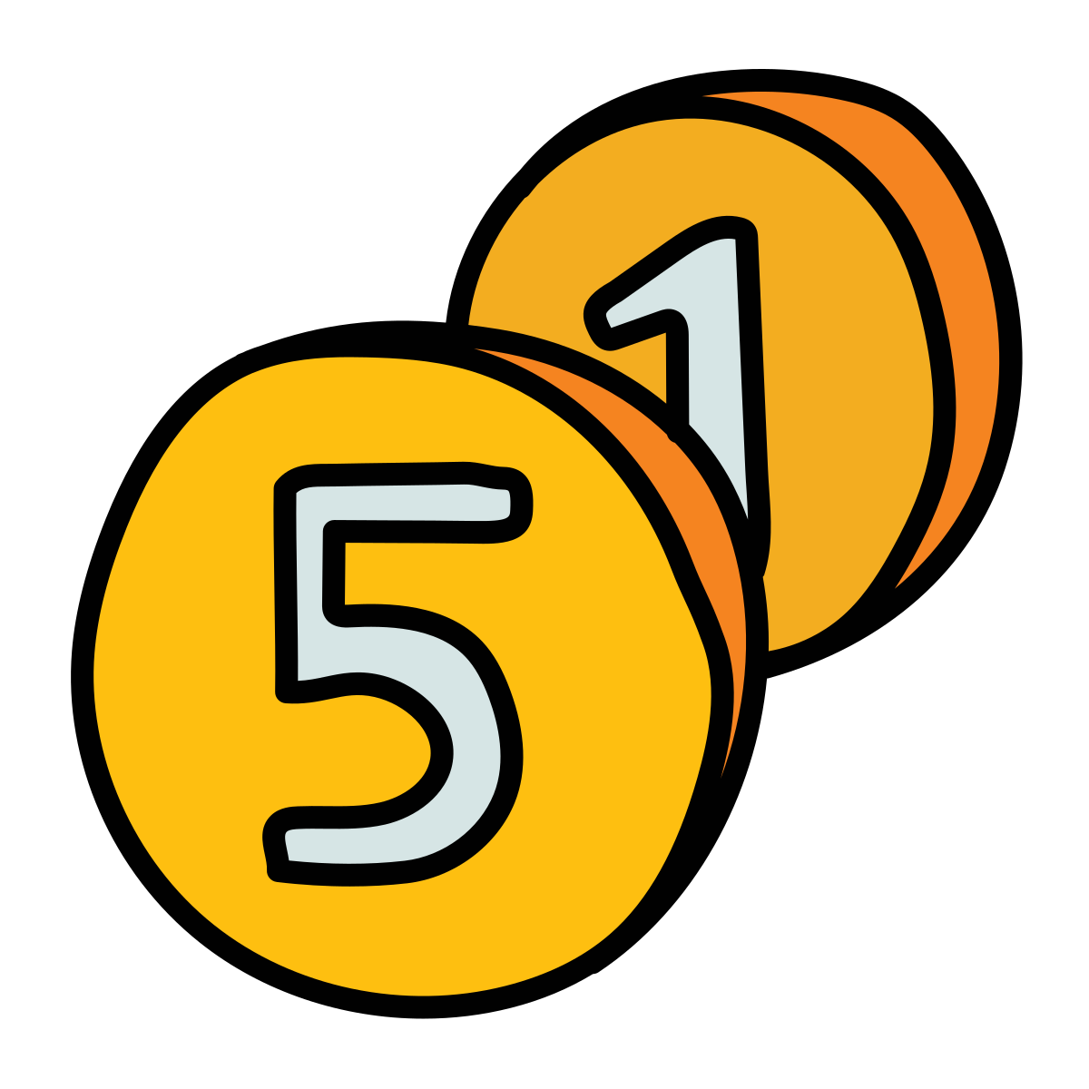 doodle style billing icon
