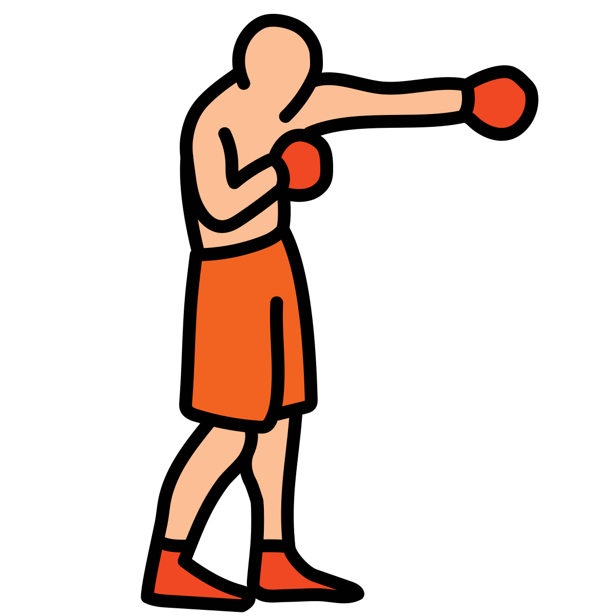 doodle style boxing 2 icon