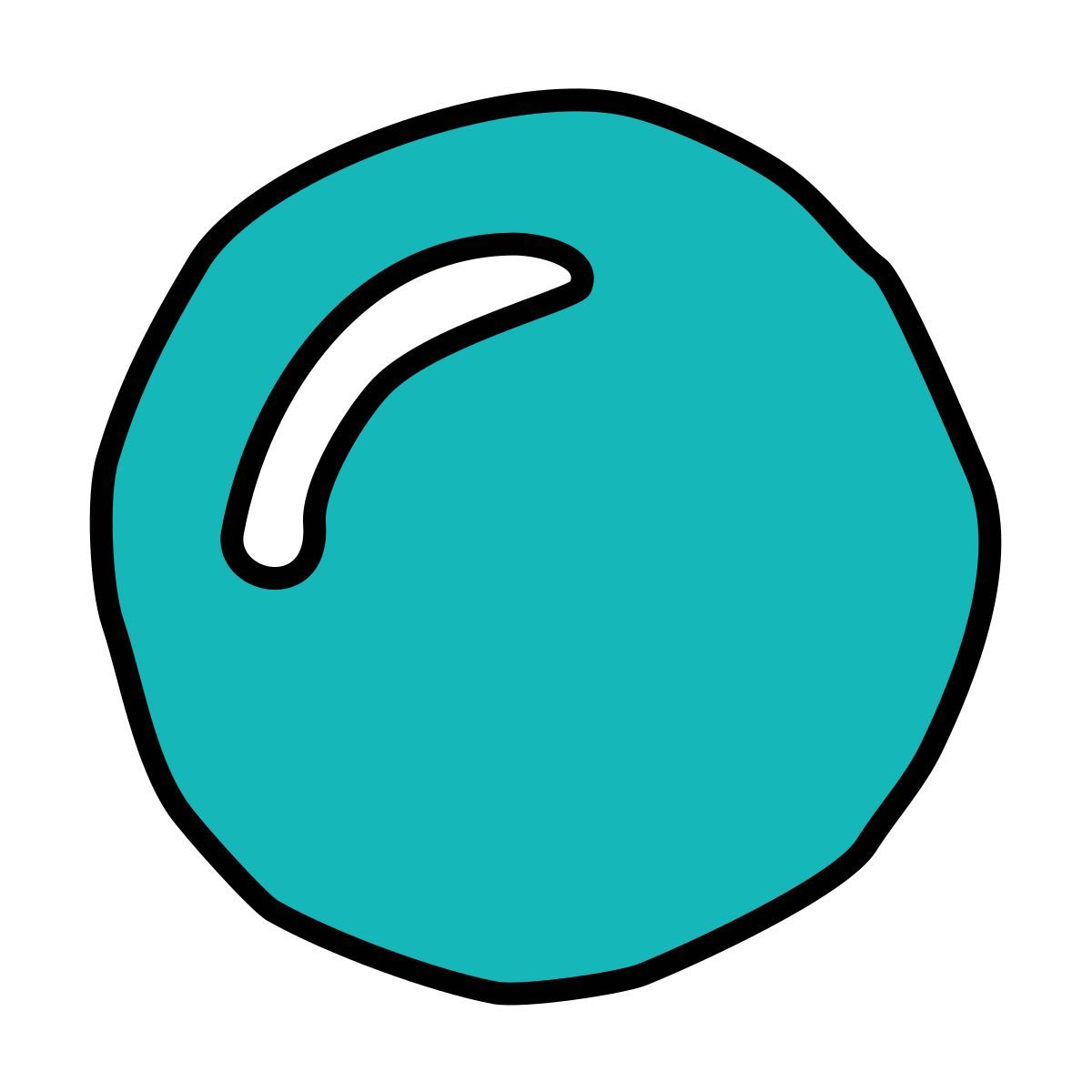 doodle style 泡沫 icon