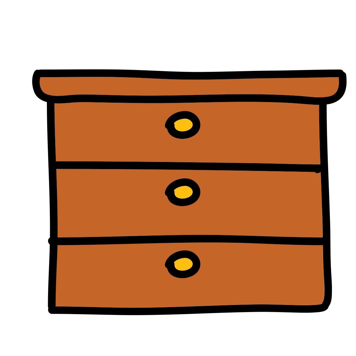 doodle style cassetto icon