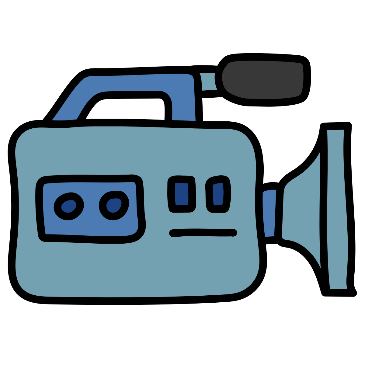 doodle style camcorder pro icon
