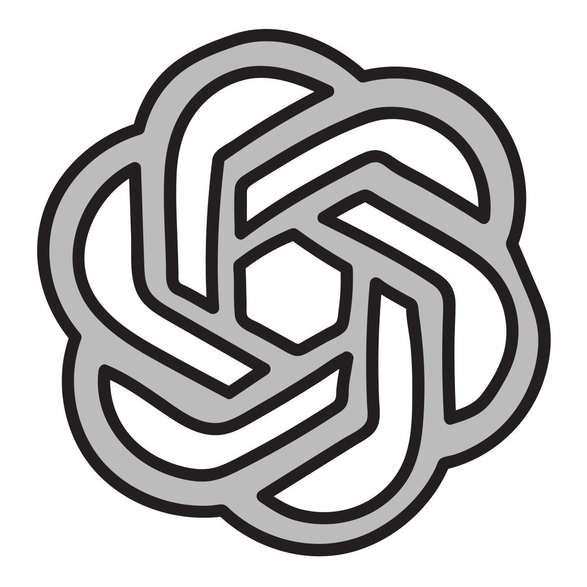 doodle style chatgpt icon