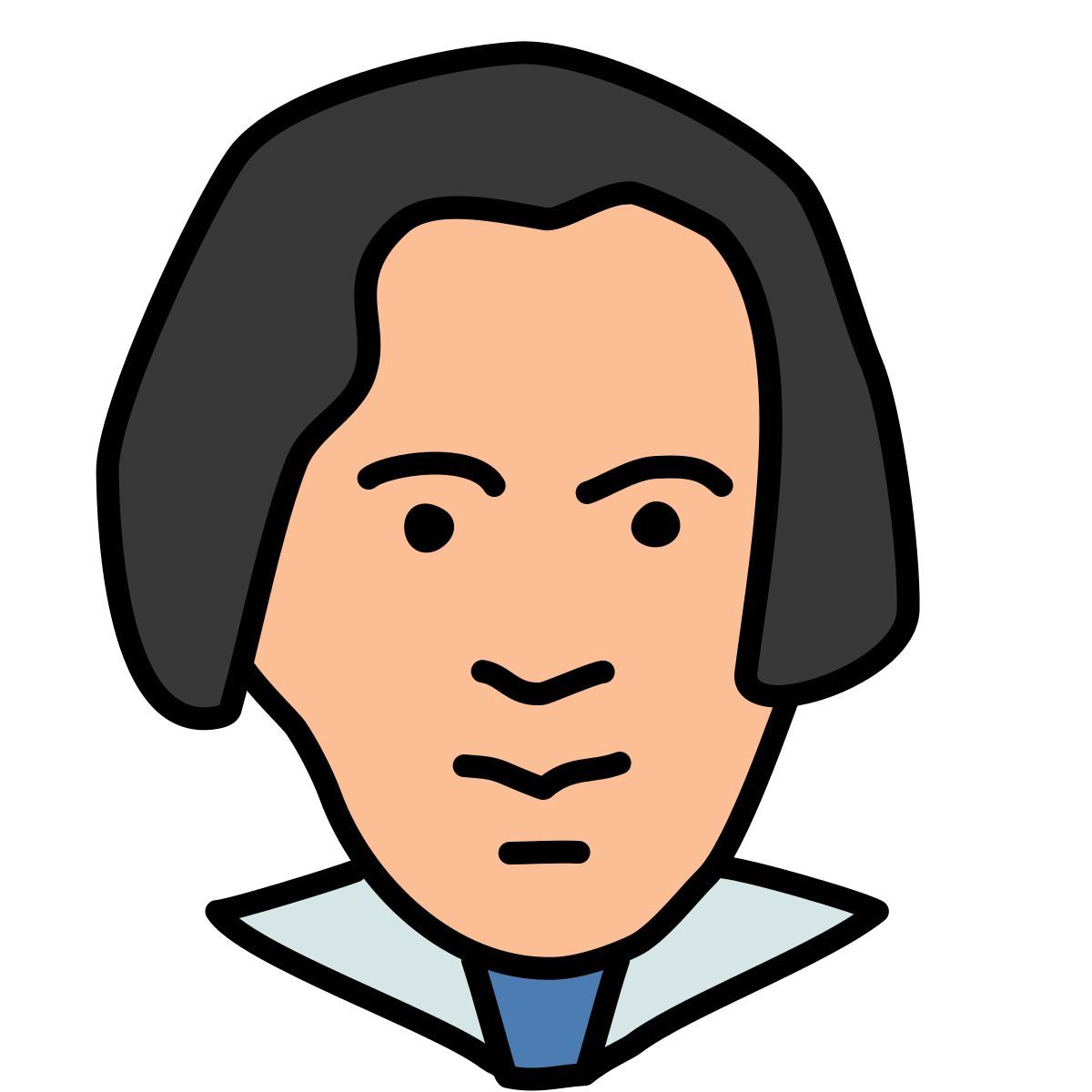 doodle style chopin icon