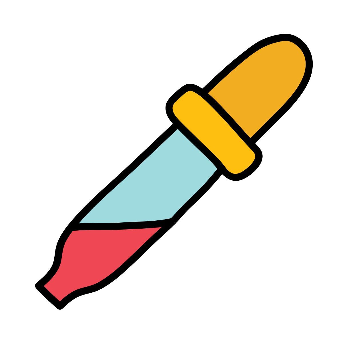 doodle style contagocce icon