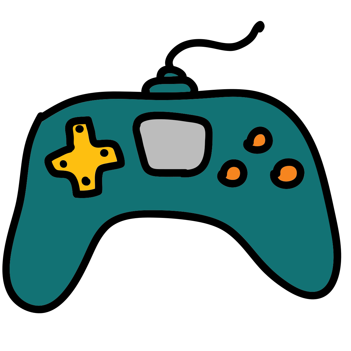 doodle style controller icon