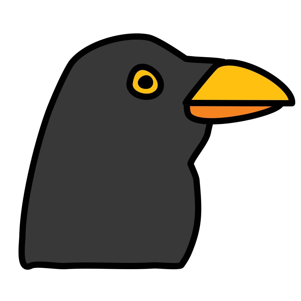 doodle style クロウ icon