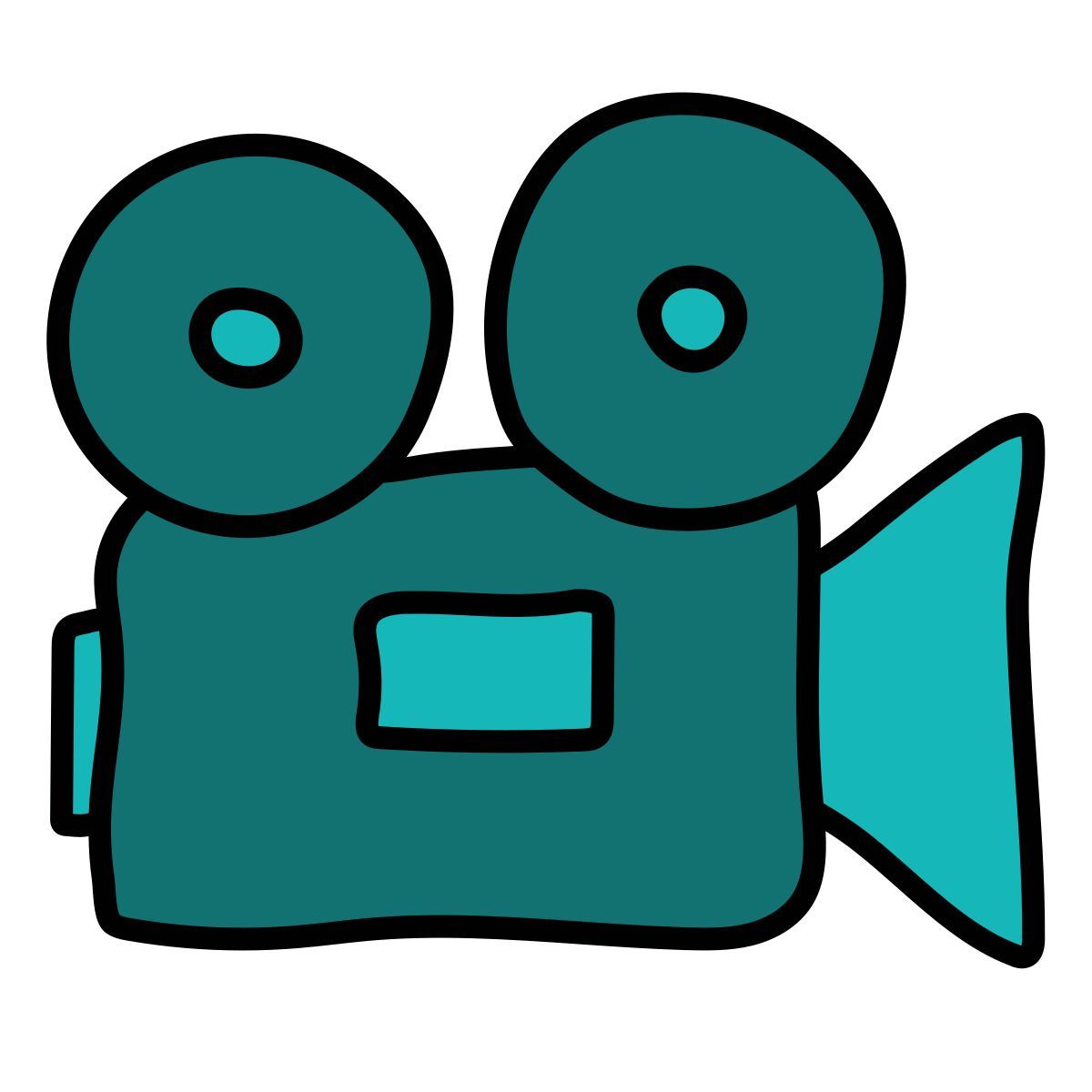 doodle style documentario icon