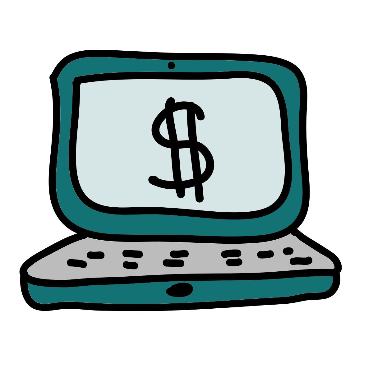 doodle style e commerce icon