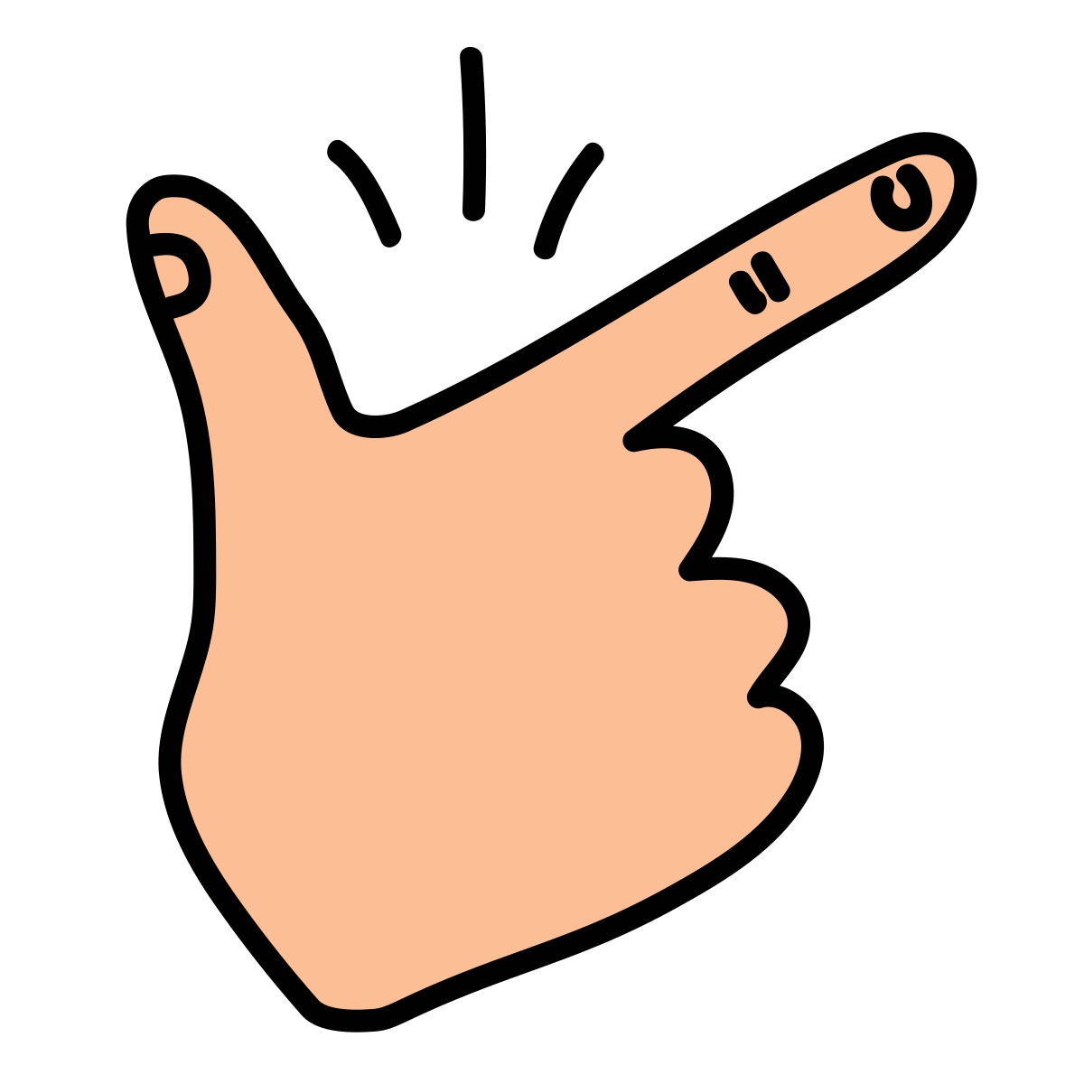 doodle style easy icon
