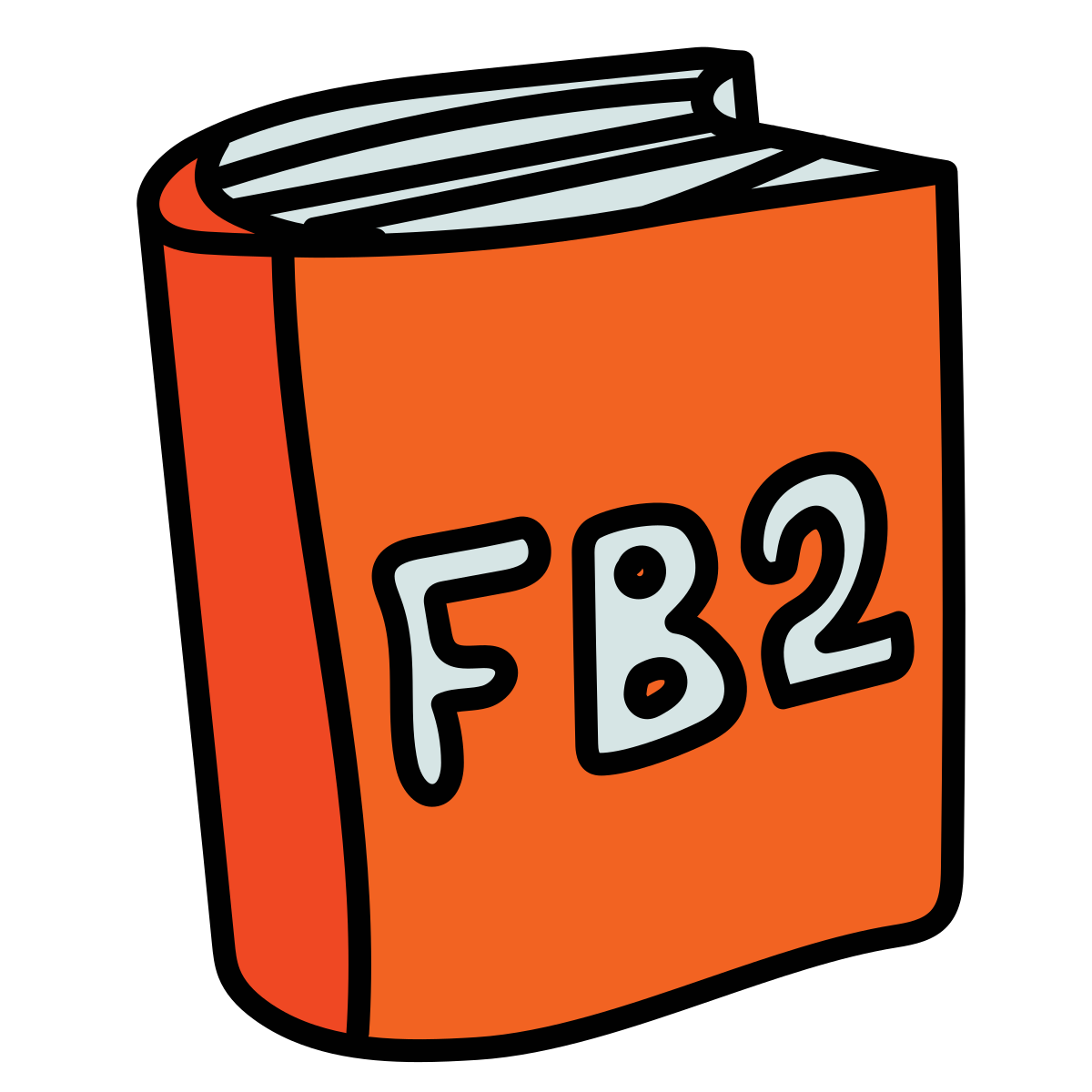 doodle style fb2 icon