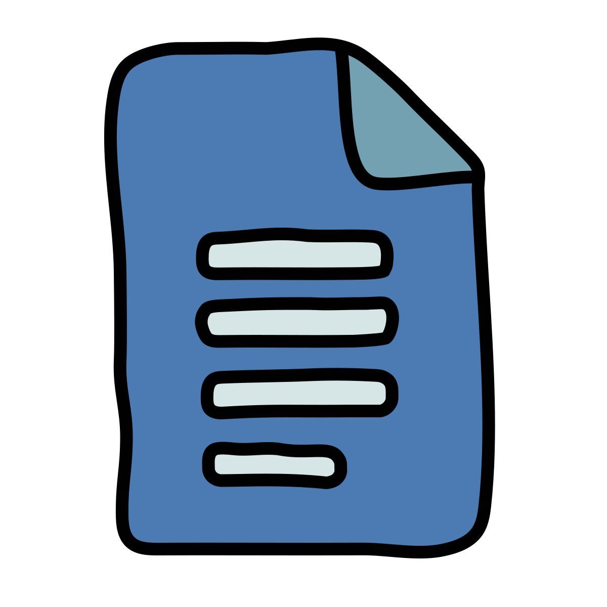 doodle style 谷歌文档 icon