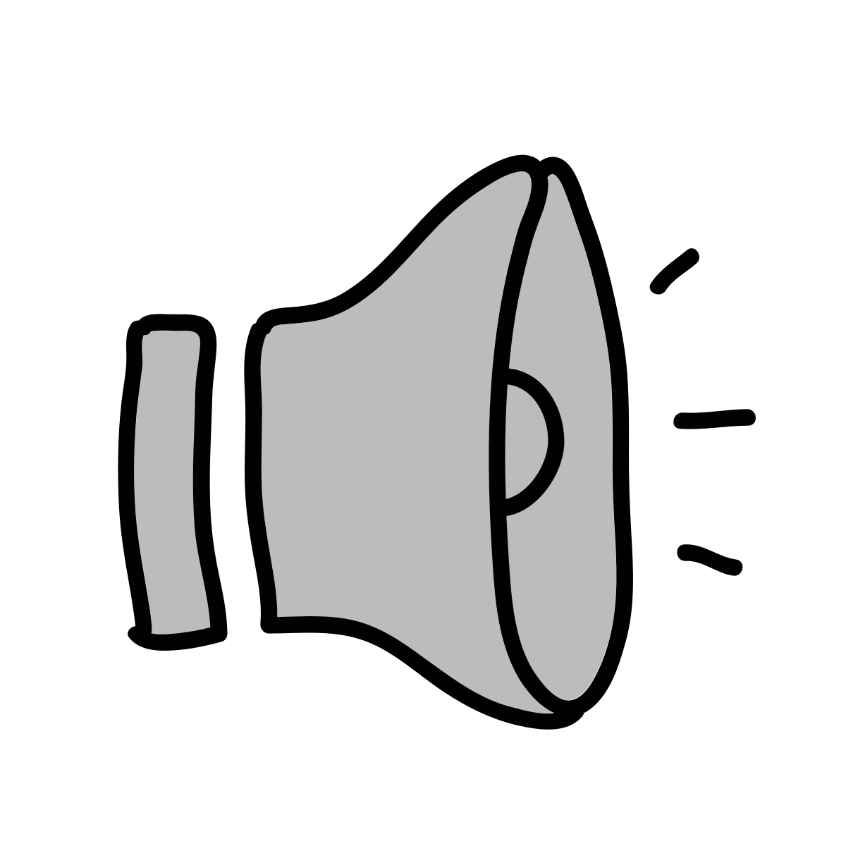 doodle style high volume icon