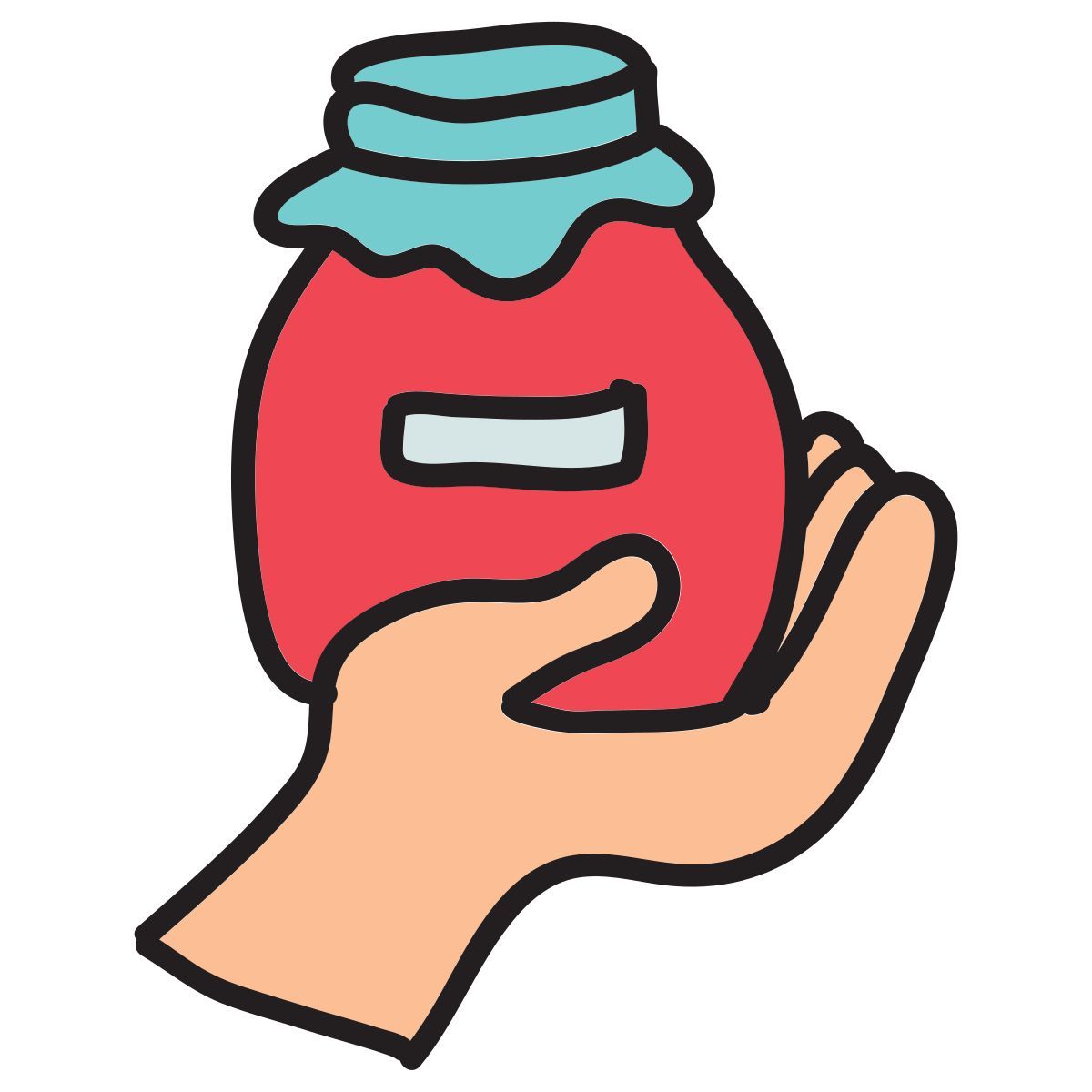 doodle style 果酱 icon