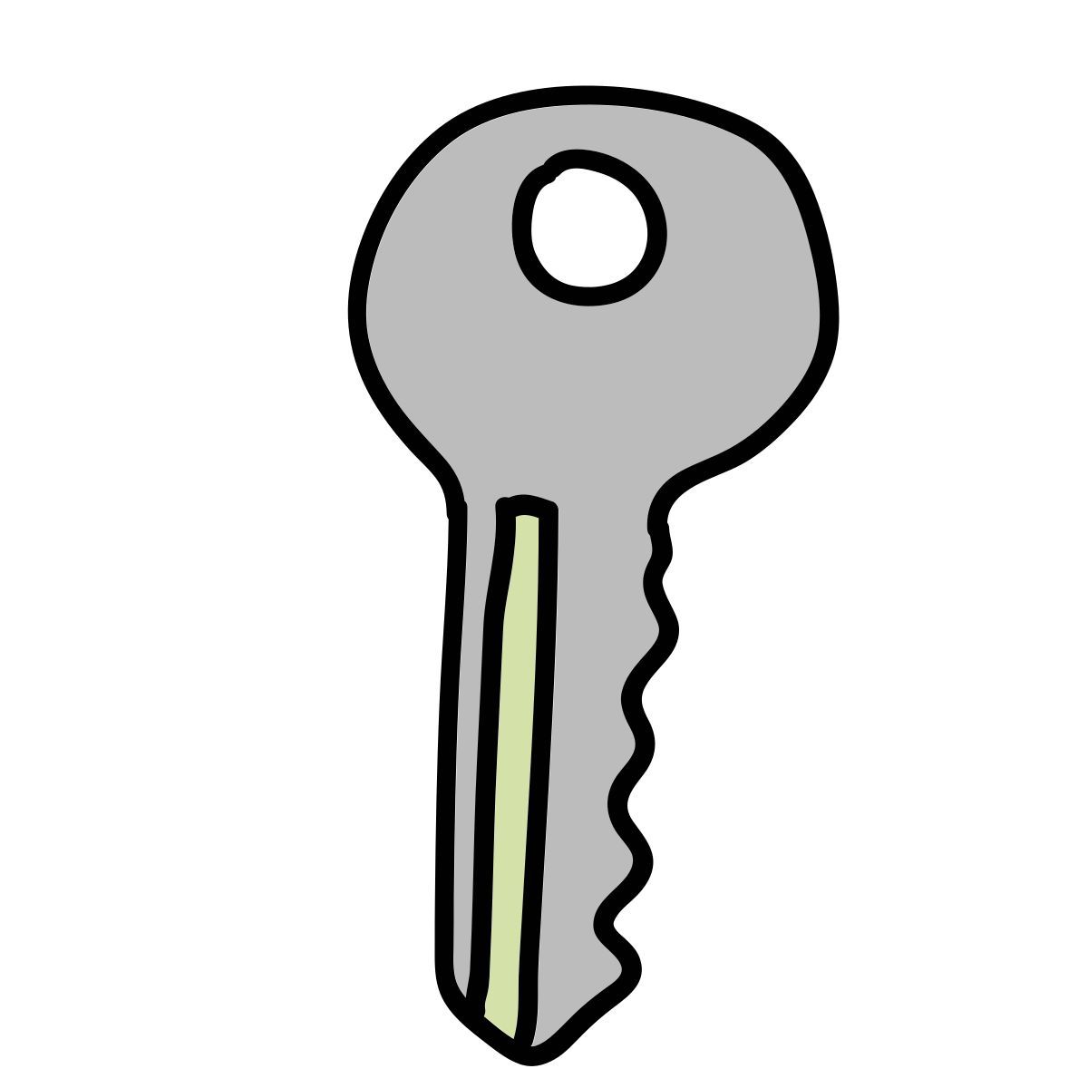 doodle style 钥匙 icon