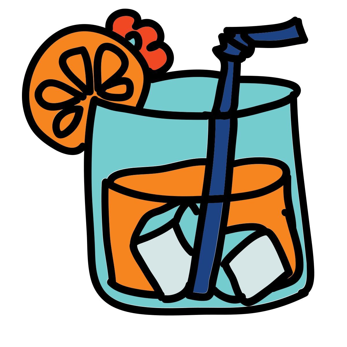 doodle style limonata icon