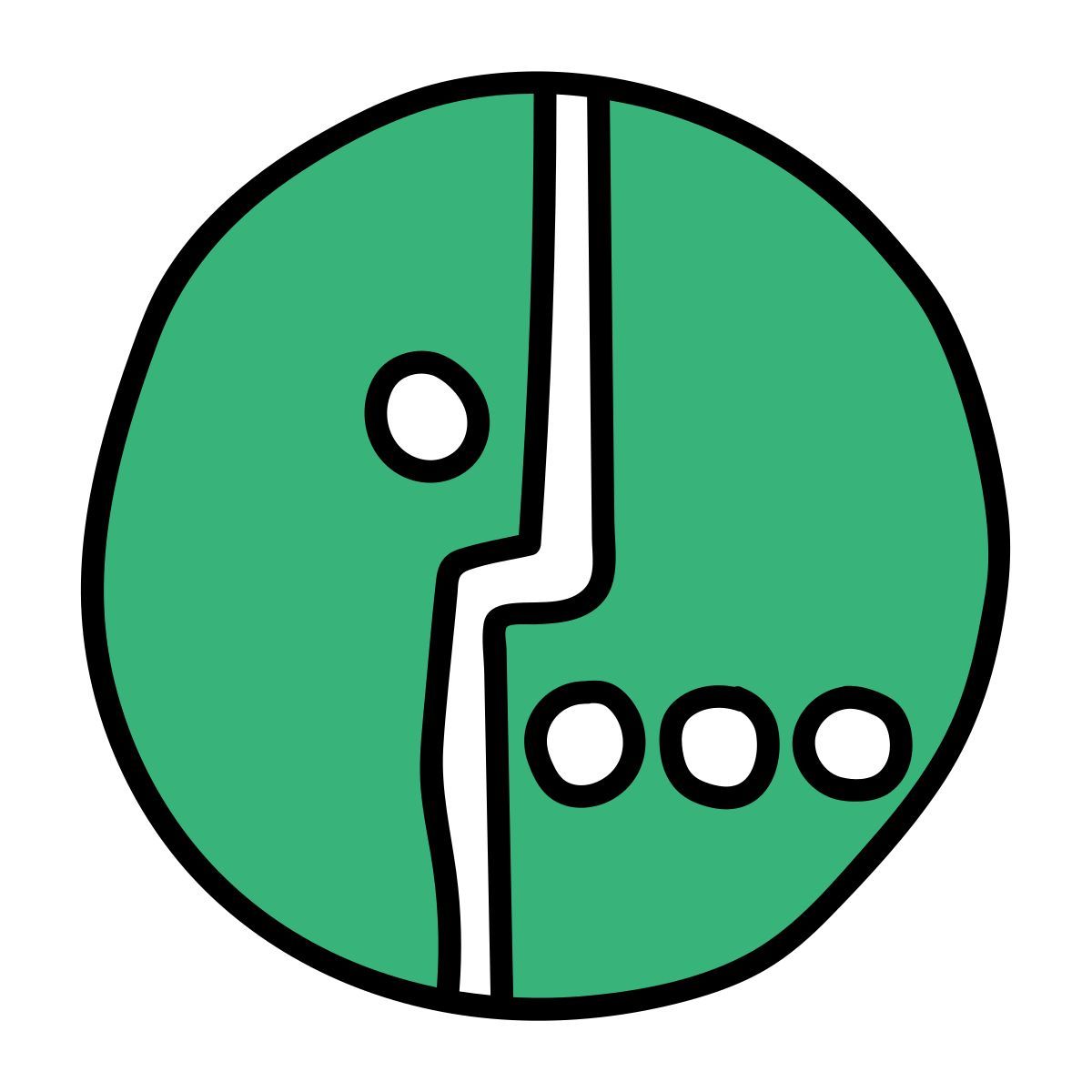 doodle style megafon icon