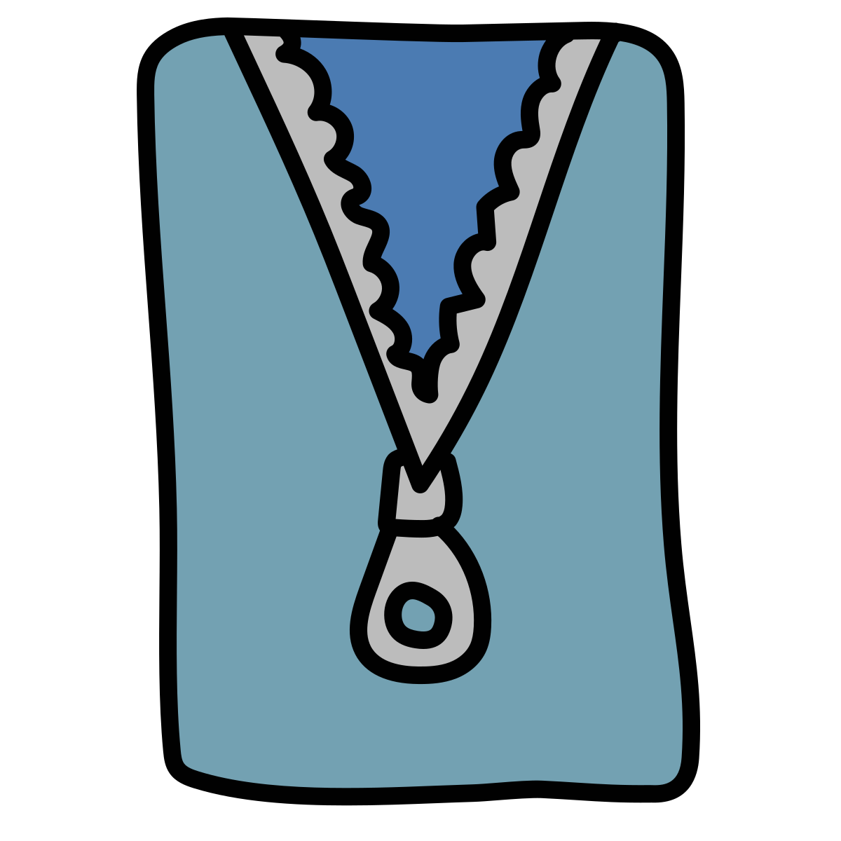 doodle style open archive icon
