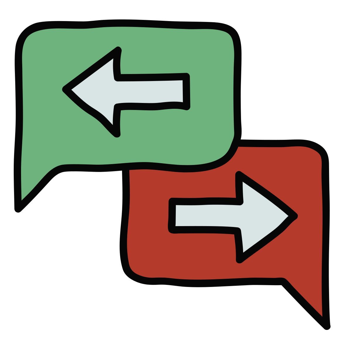 doodle style 논의 icon