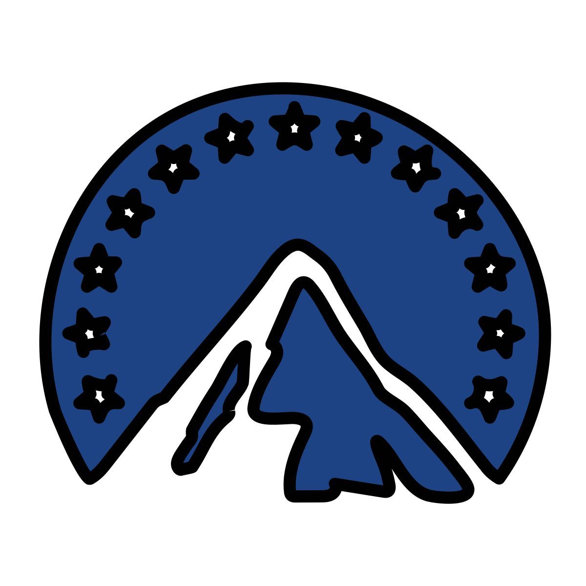 doodle style primordial plus icon