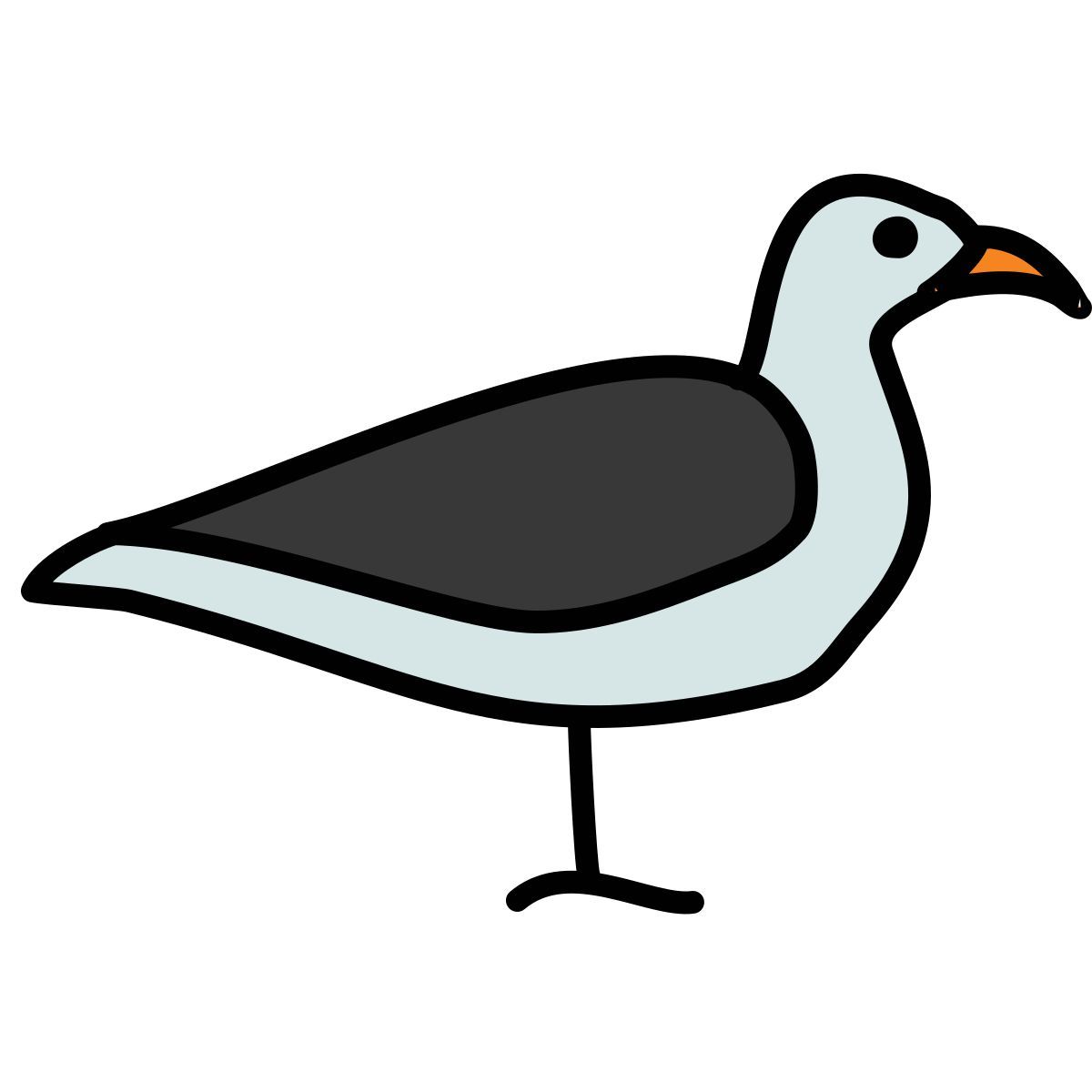 doodle style 海鸥 icon