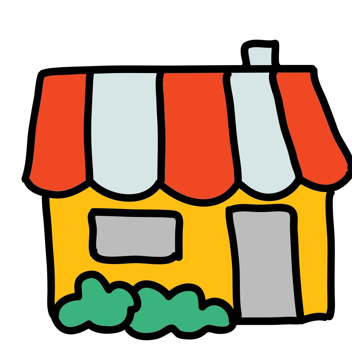 doodle style 소기업 icon