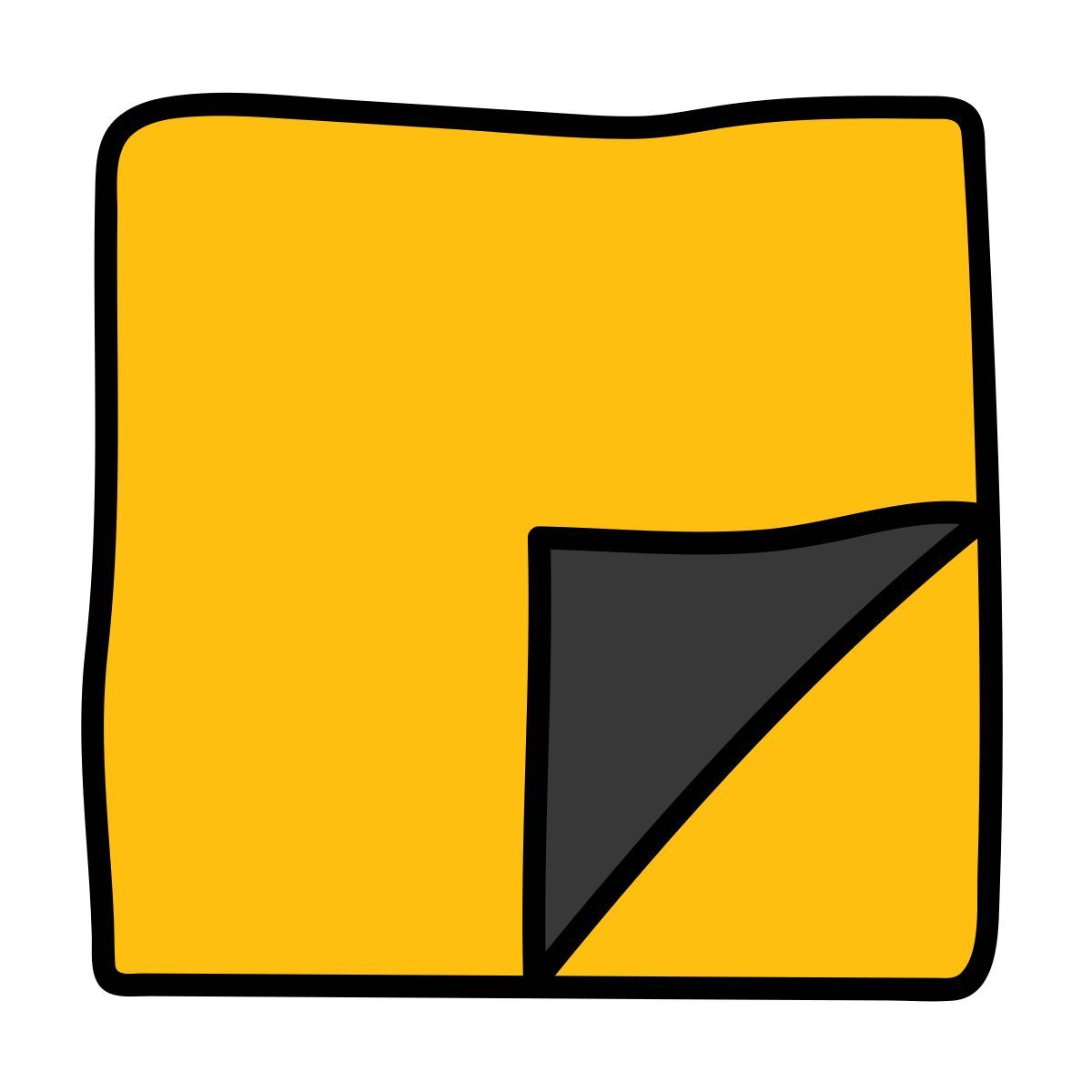 doodle style ポストイット icon