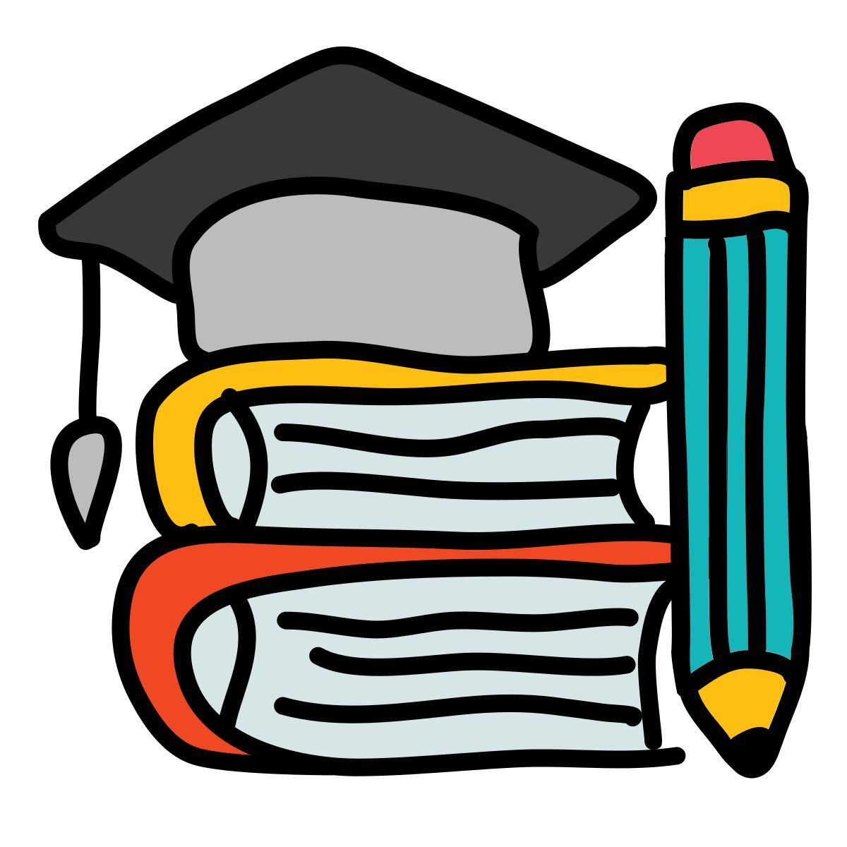 doodle style insegnamento icon