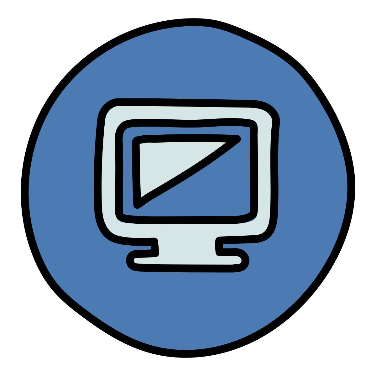 doodle style teamviewer icon