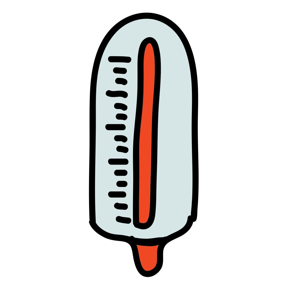 doodle style temperatura icon