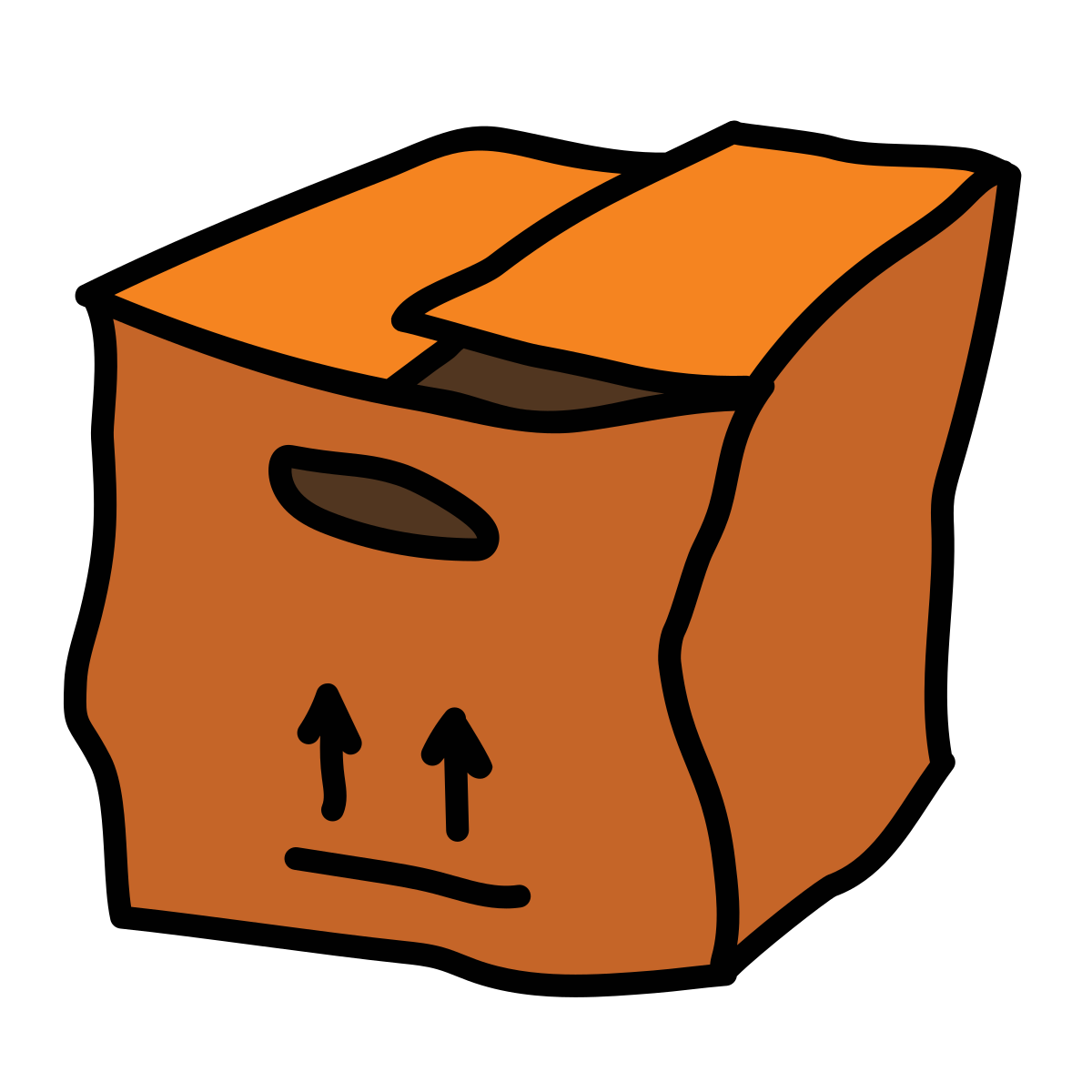 doodle style used product icon