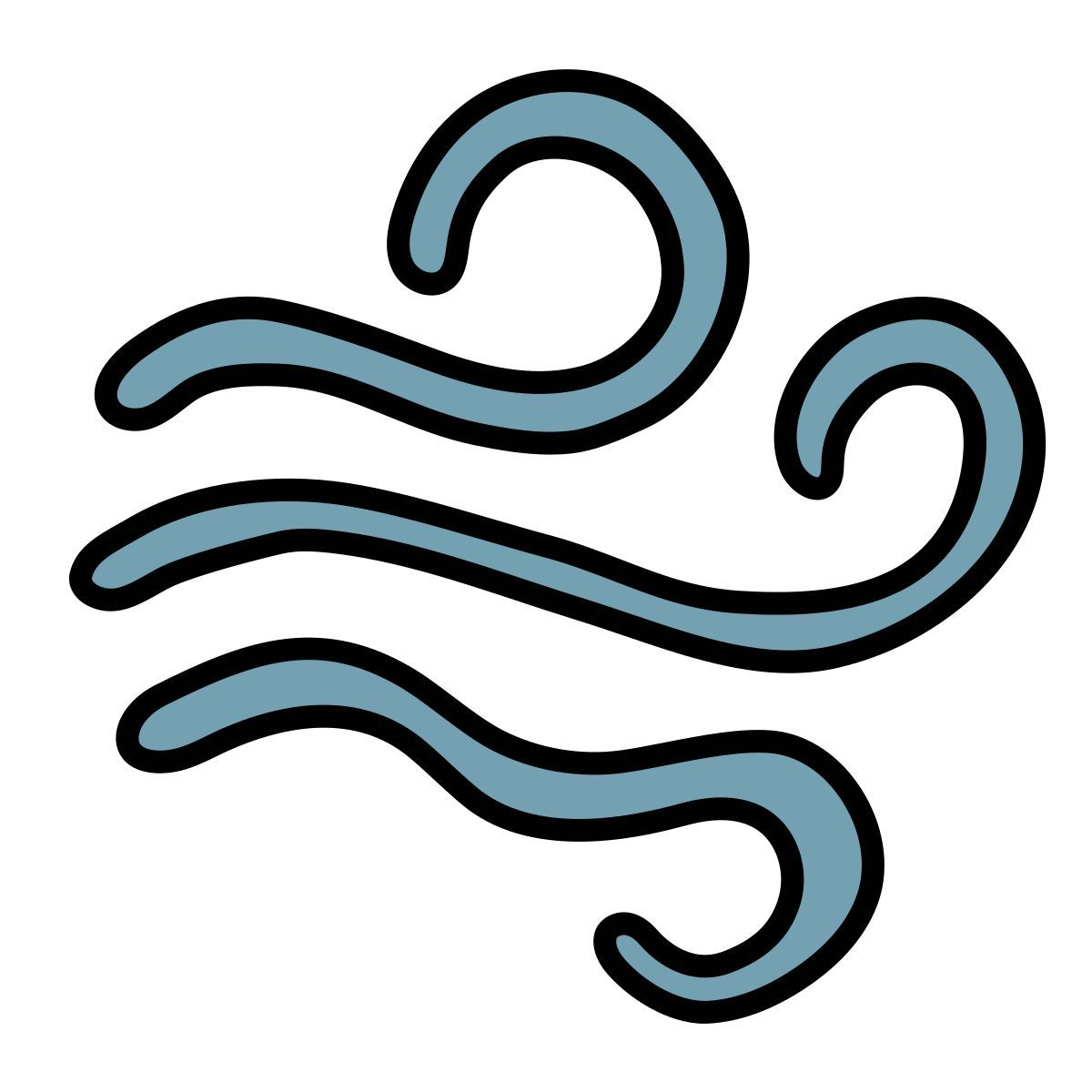 doodle style vento icon