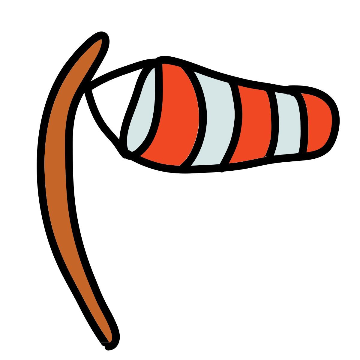 doodle style biruta icon