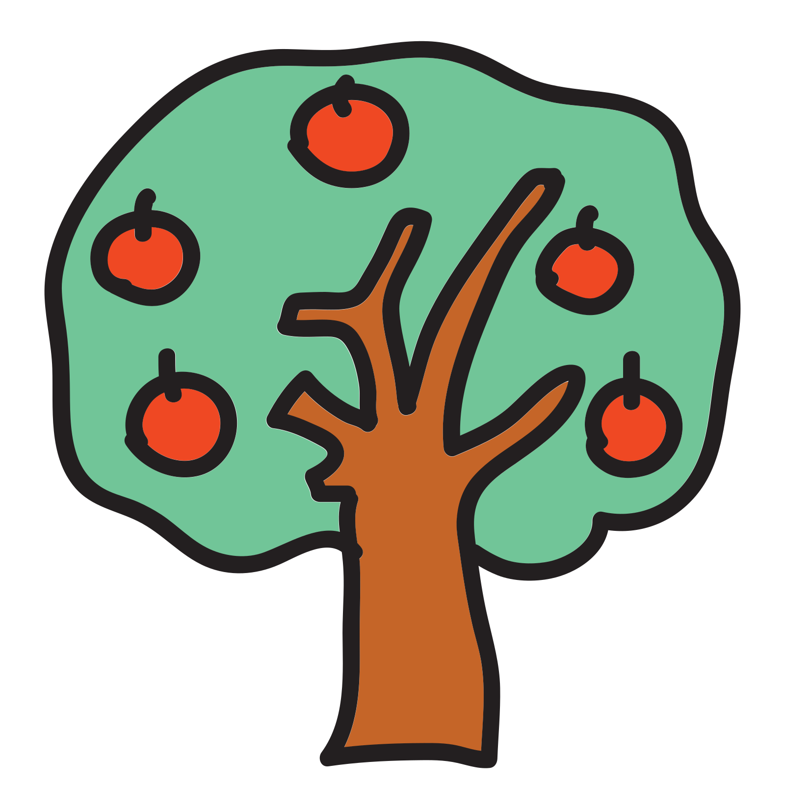 Download Apple Tree Icon - free download, PNG and vector