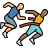 Runners Crossing Finish Line icon