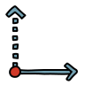 abscissa icon