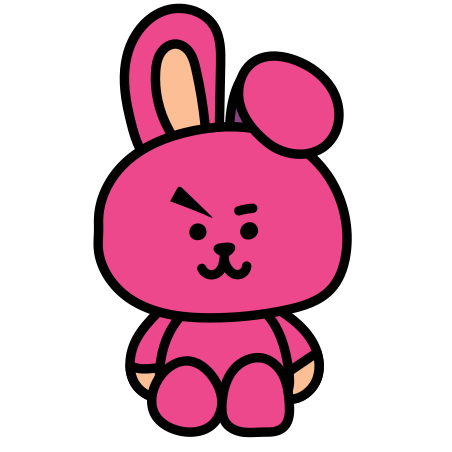 BT21 Cooky icon in Doodle Style