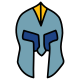 armored helmet icon