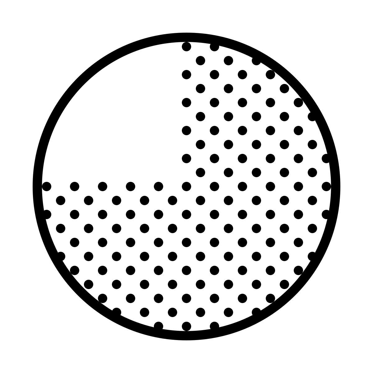 dotted style 270 grados icon