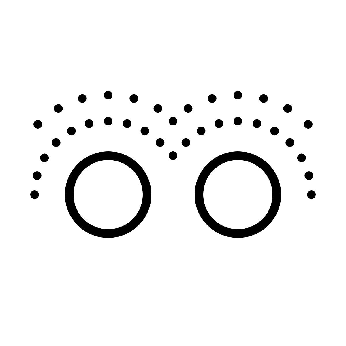 dotted style double tap avec deux doigts icon