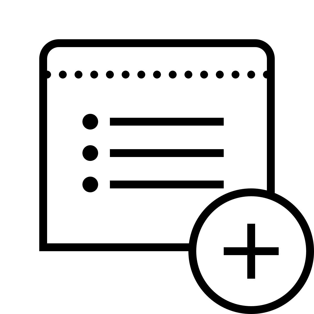 dotted style 속성 추가 icon