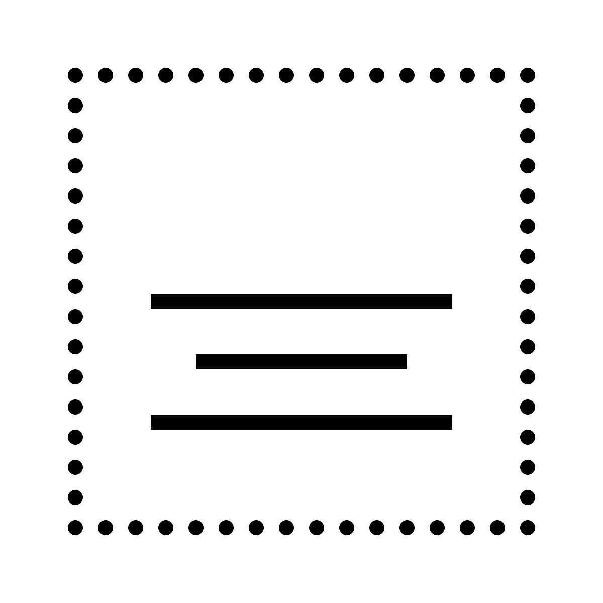 dotted style aligner la cellule de contenu en bas icon