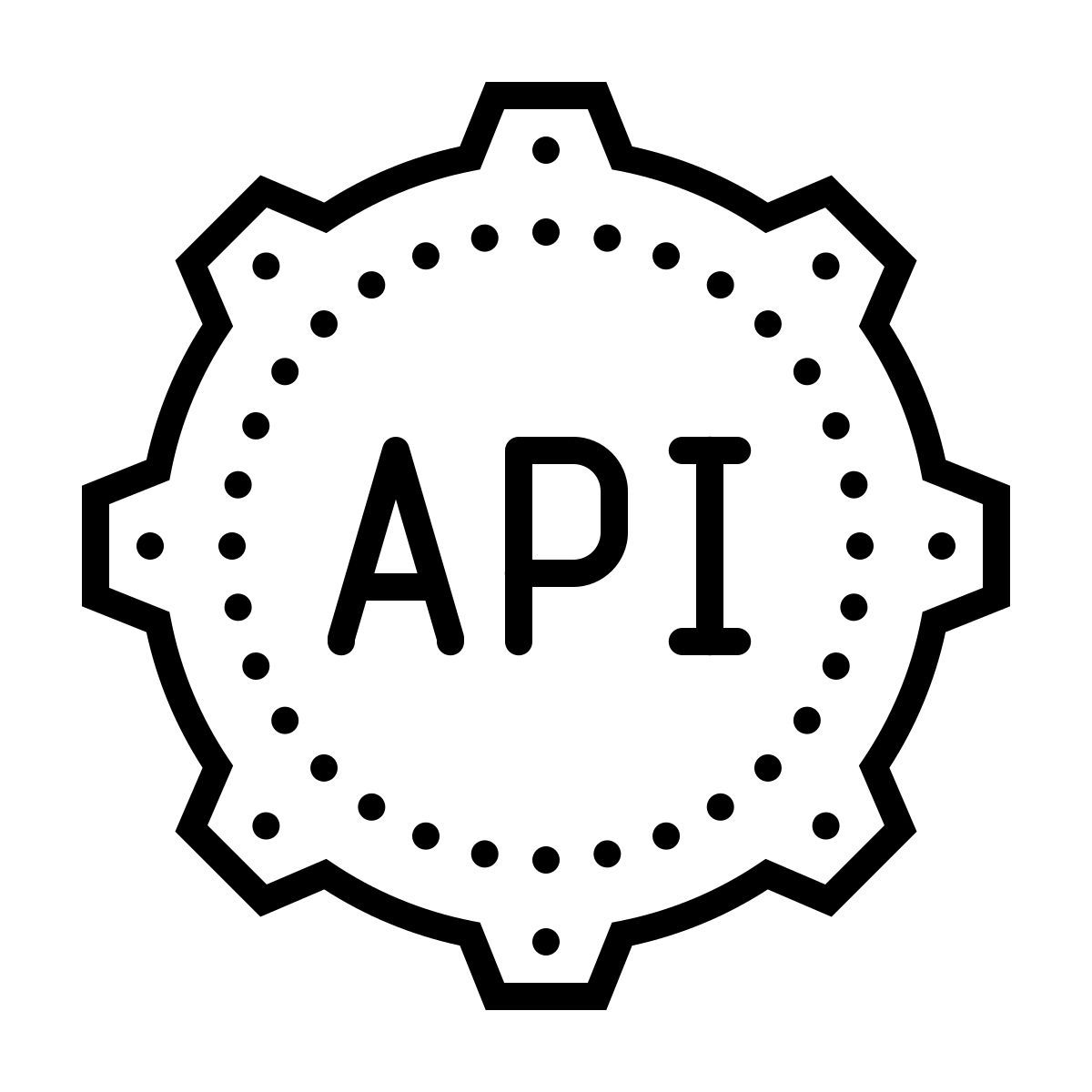 dotted style paramètres de l'api icon