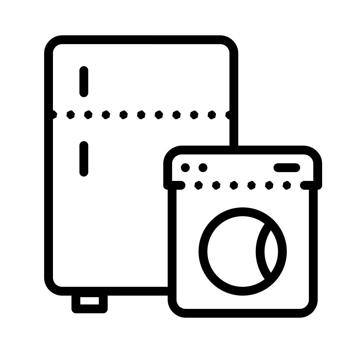 dotted style elettrodomestici icon