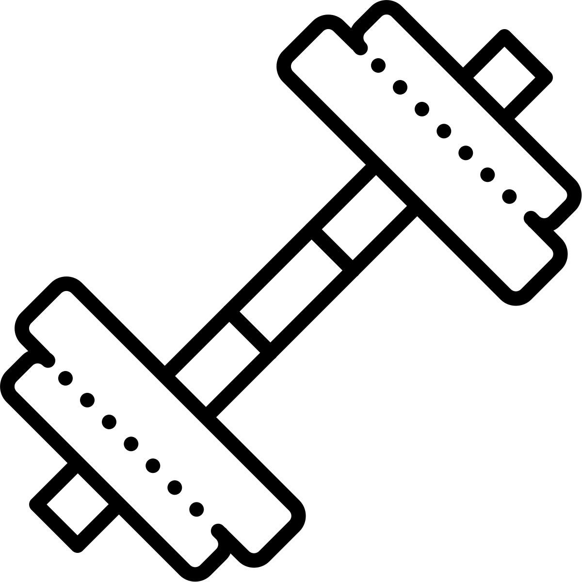 dotted style 바벨 icon