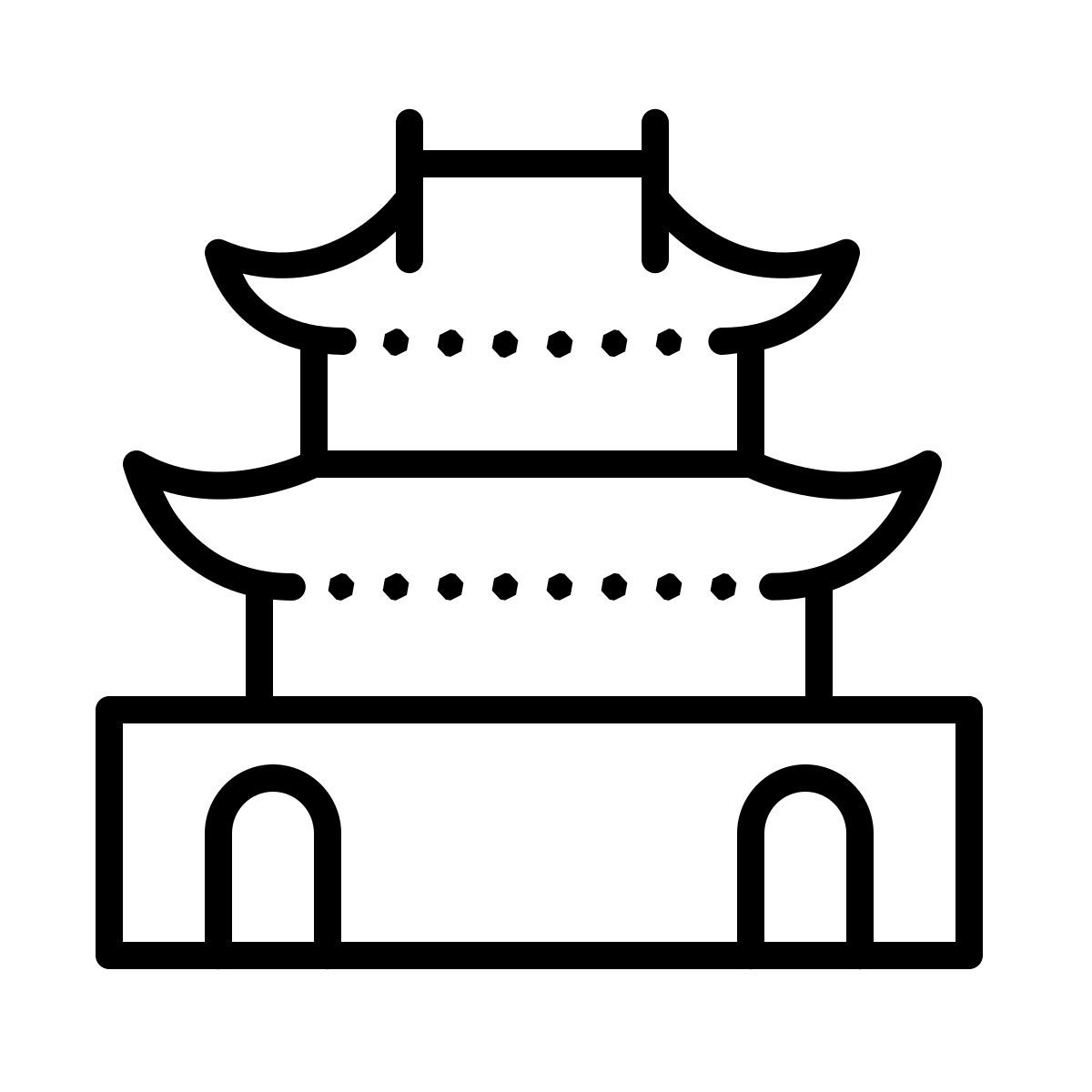 dotted style 北京 icon