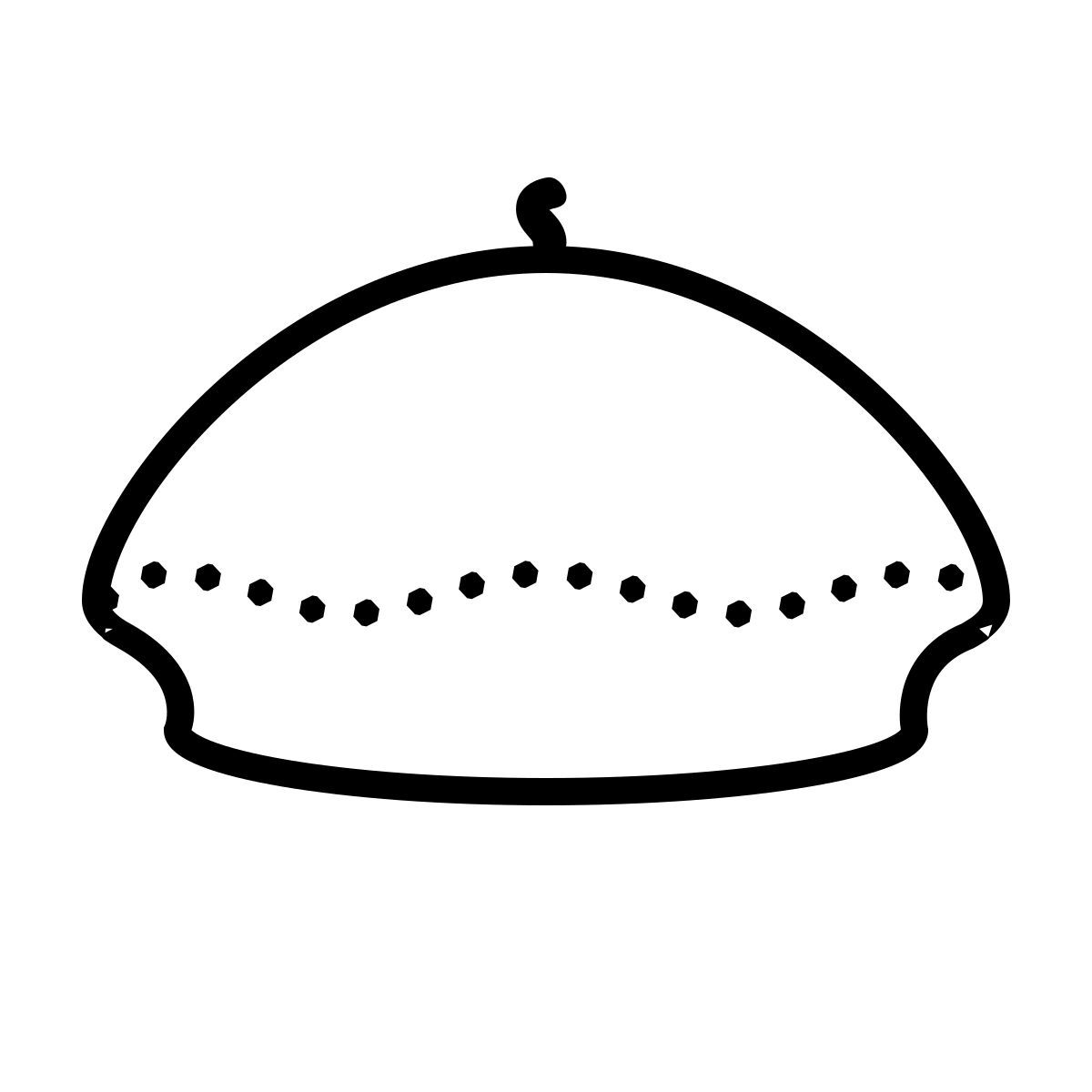 dotted style barett icon