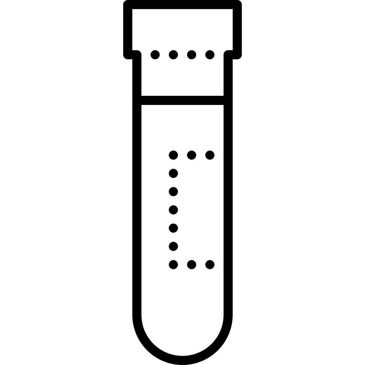 dotted style blutprobe icon
