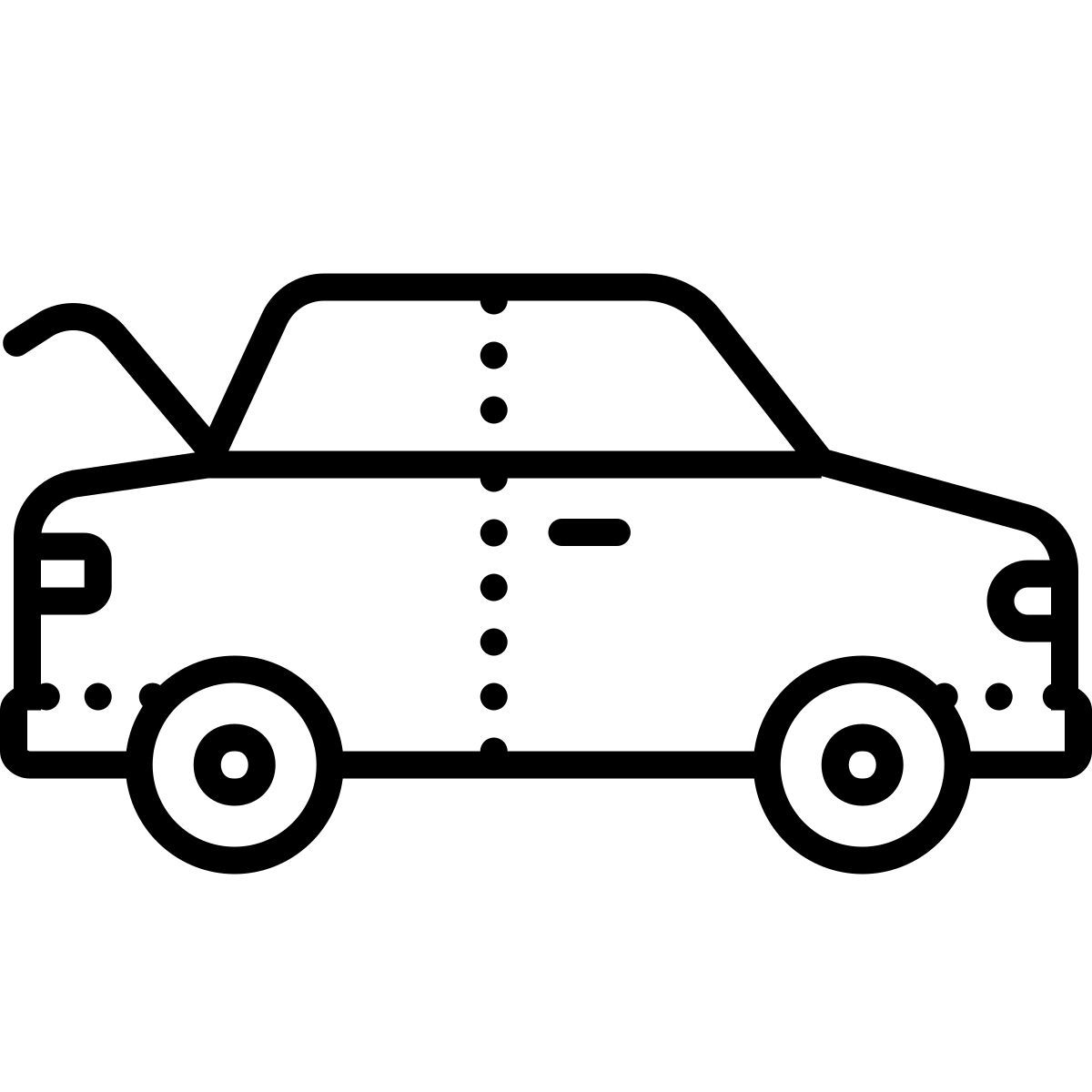 dotted style arranque abierto icon