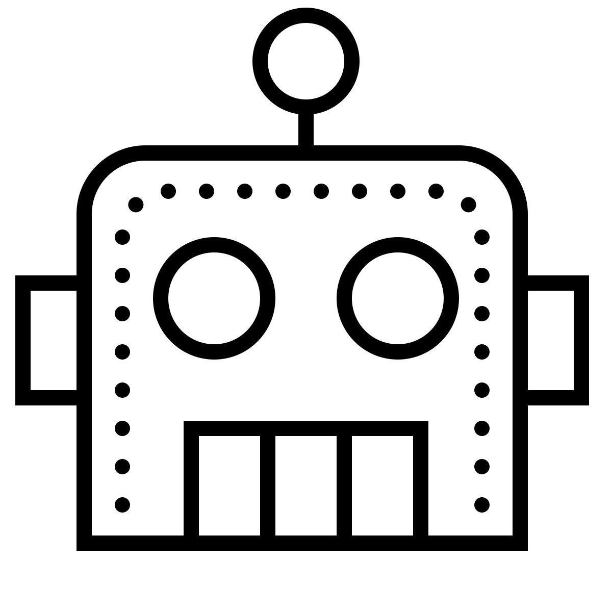 dotted style bot icon