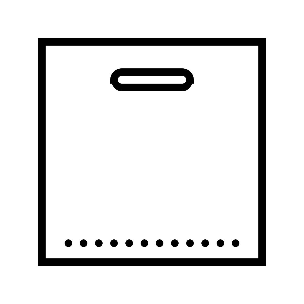 dotted style caja icon